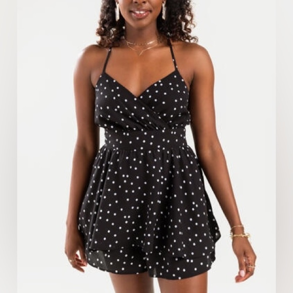 Altar’d State Polka Dot Romper